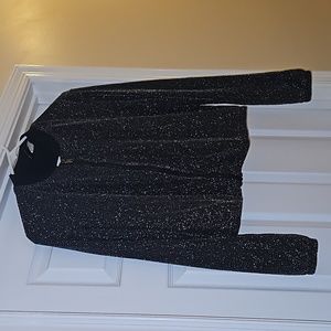 H&M Divided Sparkly Zip-Up Sweater / Jacket